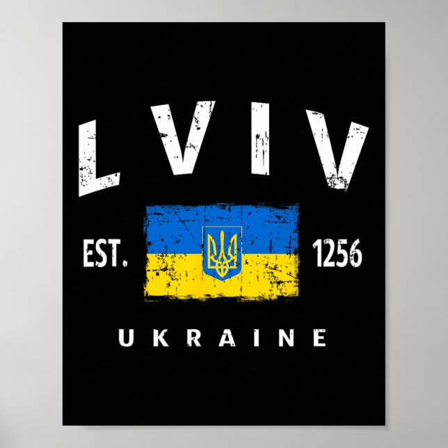 Lviv Ukraina Ukrayina Lwów  Poster (Framsidan)