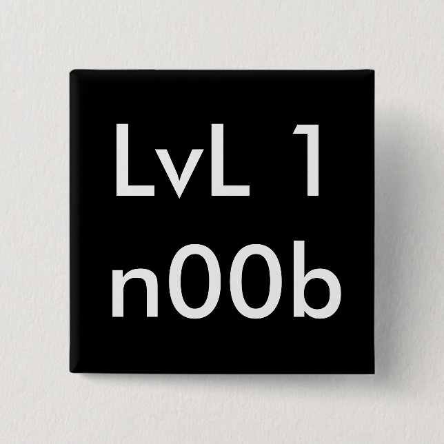 LvL 1n00b Knapp (Framsida)