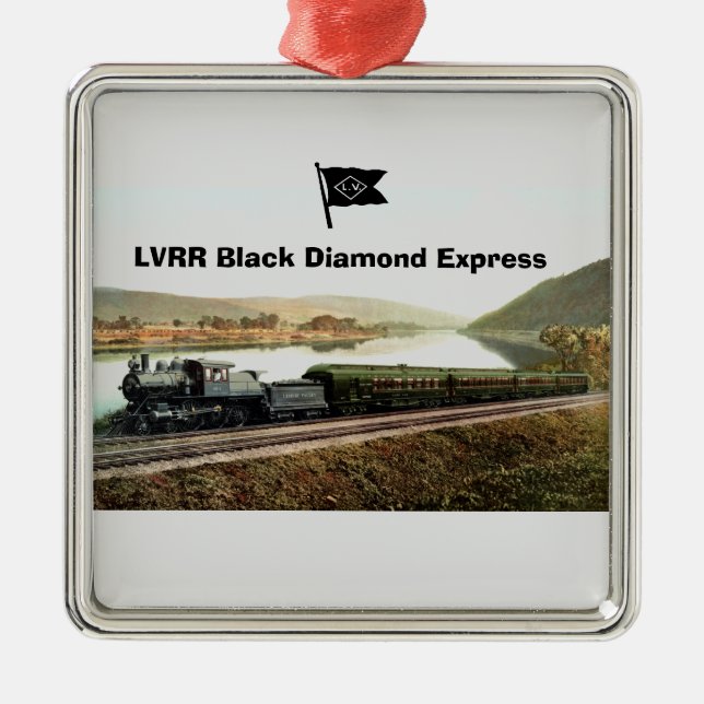 LVRR Black Diamond Express Julgransprydnad Metall (Framsidan)