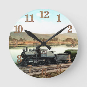 LVRR Black Diamond ExpressDoor-tecken Rund Klocka