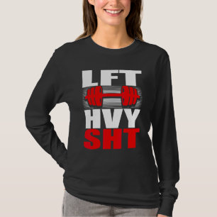 LVT HVY SHT gym träning kroppsbyggande T Shirt