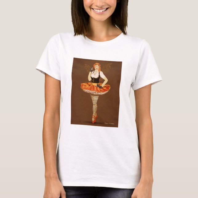 LW Steampunk Ballerina T-Shirt (Framsida)