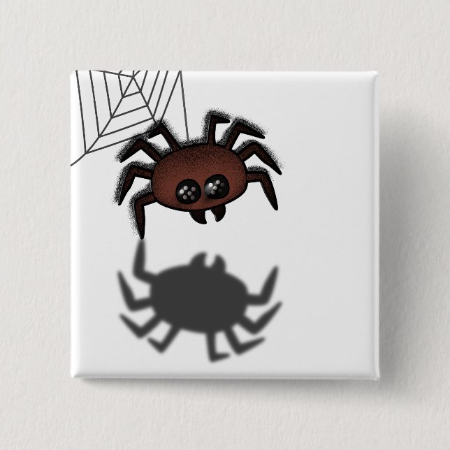 Lwood Spindel Halloween Knapp (Framsida)