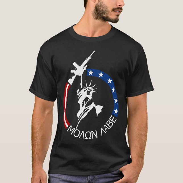 LWRC M6A3 - MOLON LABE TEE SHIRT (Framsida)