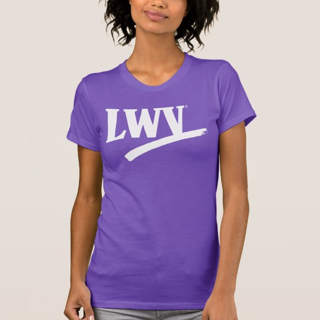 LWV Slim Fit Kvinnors T-shirt (Framsida)