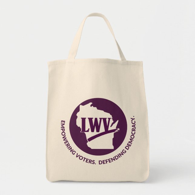 LWV Wisconsin Tote Bag Tygkasse (Framsidan)