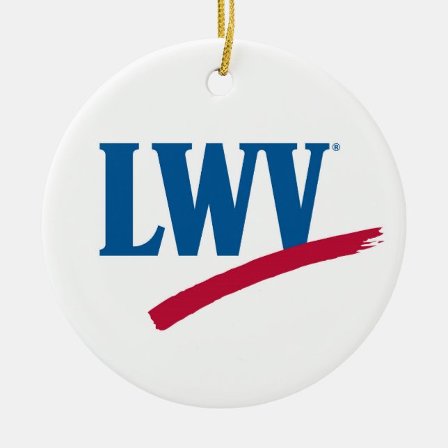 LWVKA-prydnad Julgransprydnad Keramik (Framsidan)