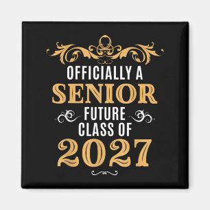 Ly A Senior Future Cl 2027 Vintage Första dagen Magnet