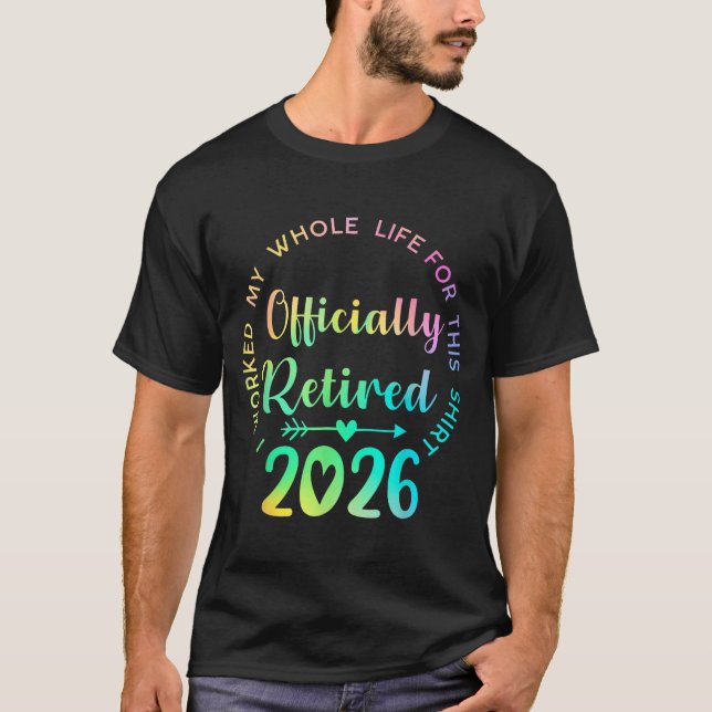 Ly Retired 2026 Funny Retirement For Women  T Shirt (Framsida)