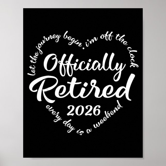 Ly Retired 2026 Hear For Women Retirement  Poster (Framsidan)