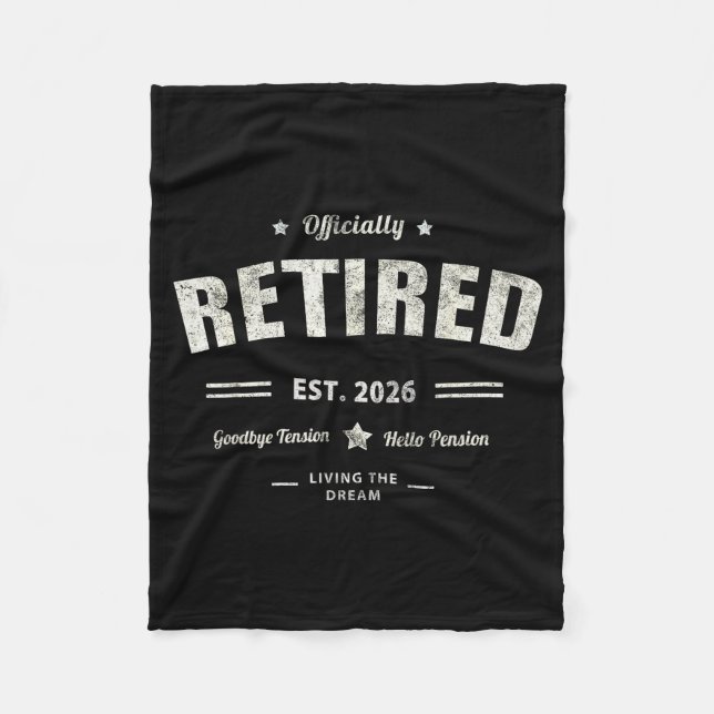 Ly Retired 2026 Mother Vacation Mom Holiday Keepsa Fleecefilt (Framsidan)