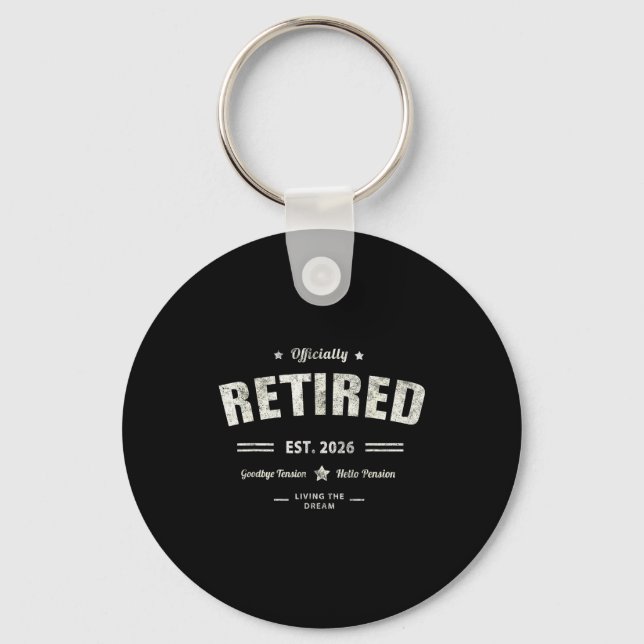 Ly Retired 2026 Mother Vacation Mom Holiday Keepsa Nyckelring (Framsida)
