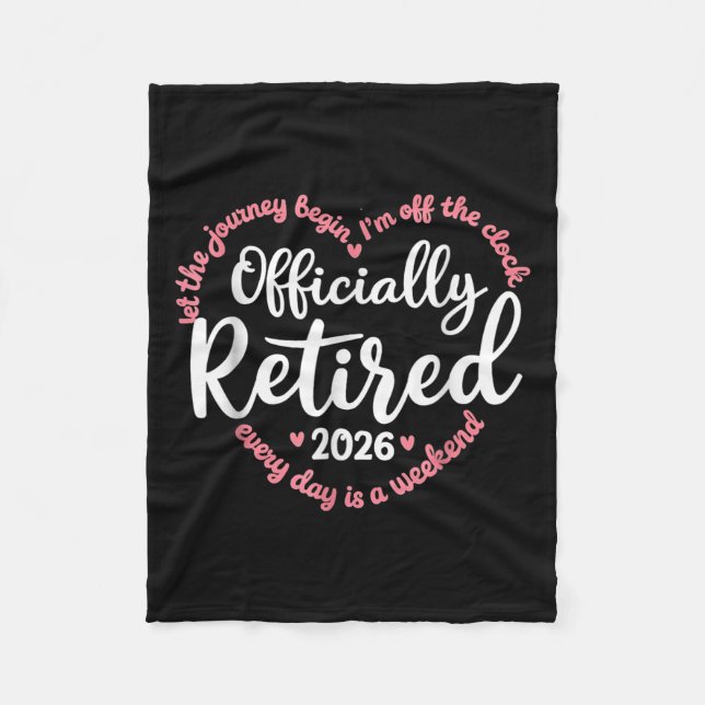 Ly Retired 2026 Weekend Vibes For Retirees  Fleecefilt (Framsidan)