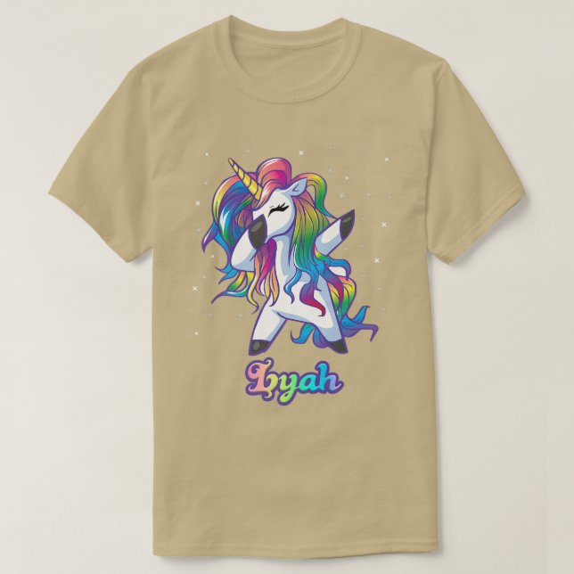 LYAH Unicorn-gåvor till flickor från födelsedagspr T Shirt (Design framsida)