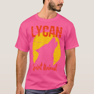 Lycan Spirit Animal Weregger Varg Älskare Horror T Shirt