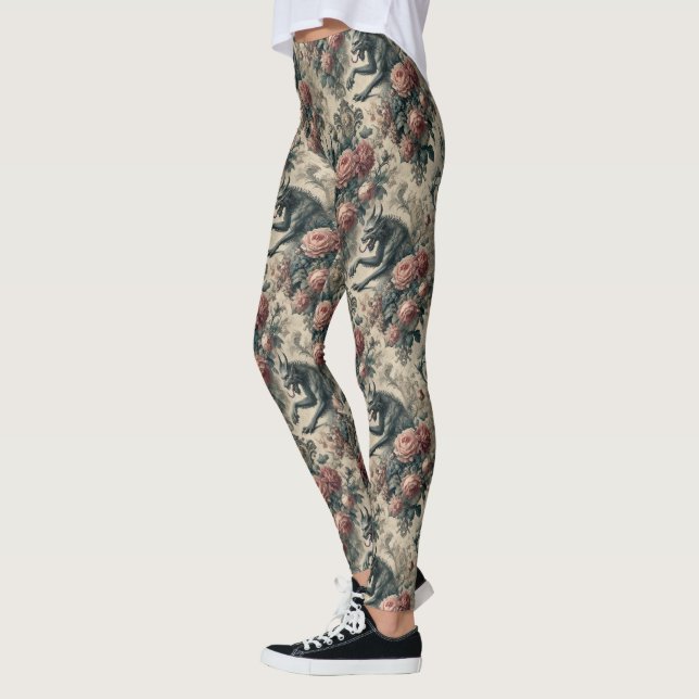Lycans & Lullabies - Gothic Victorian Leggings (Vänster)