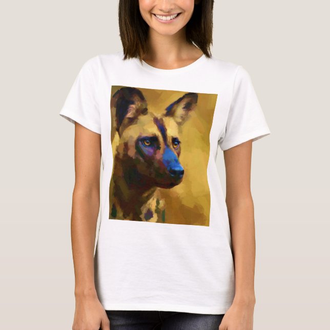 Lycaon Pictus T Shirt (Framsida)