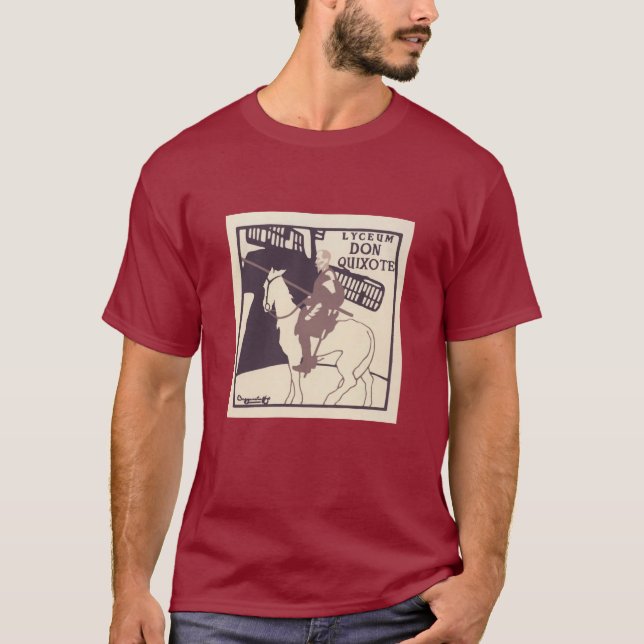 Lyceumuniversitetslärare Quixote T Shirt (Framsida)
