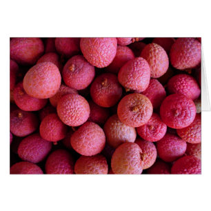 Lychee Hälsningskort
