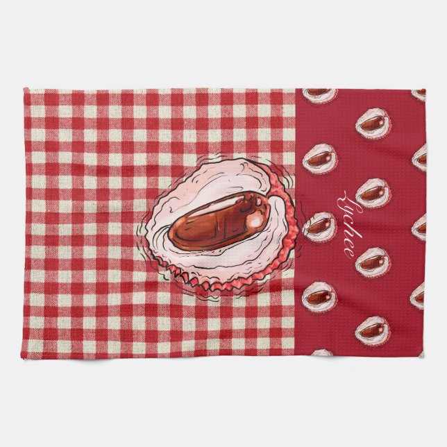 Lychee plaid Kitchen Towels Kökshandduk (Horisontell)