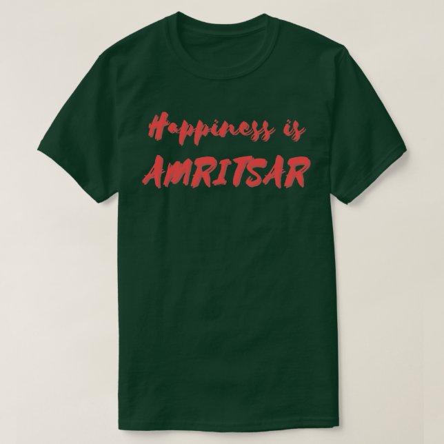 Lycka är Amritsar T Shirt (Design framsida)