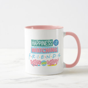 Lycka är att titta på FRIENDS™ igen och igen Mugg