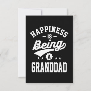Lycka är att vara en farfar T-shirt Gift OSA Kort