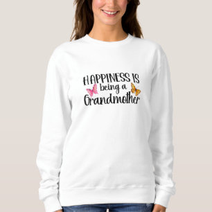 Lycka är att vara en farmor fjärilsmormor t shirt