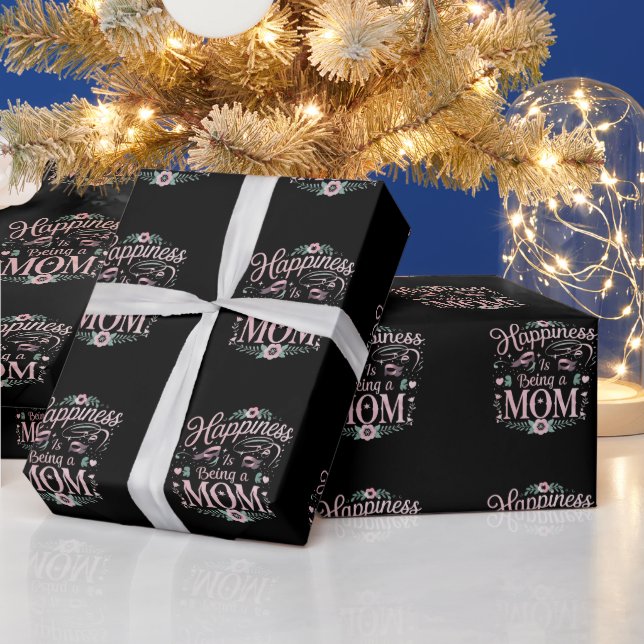 Lycka är att vara en mamma mors dag presentpapper (Helgdagar)
