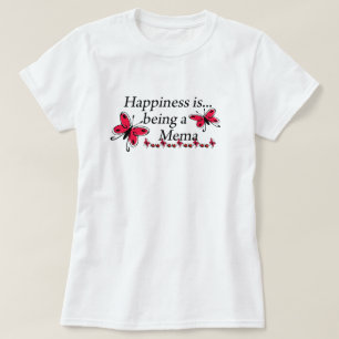 Lycka är att vara en Mema FJÄRIL Tee
