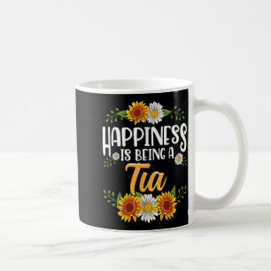 Lycka är att vara en Tia-tröja mors dag Kaffemugg