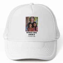 Lycka är att vara farfar till Namn Familjefoto 