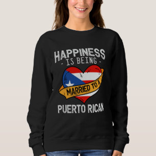 Lycka är att vara gift med en puertoricansk fru t shirt