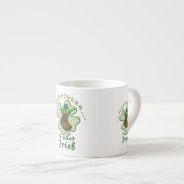 Lycka är Att vara irländare Espressomugg (Framsida höger)