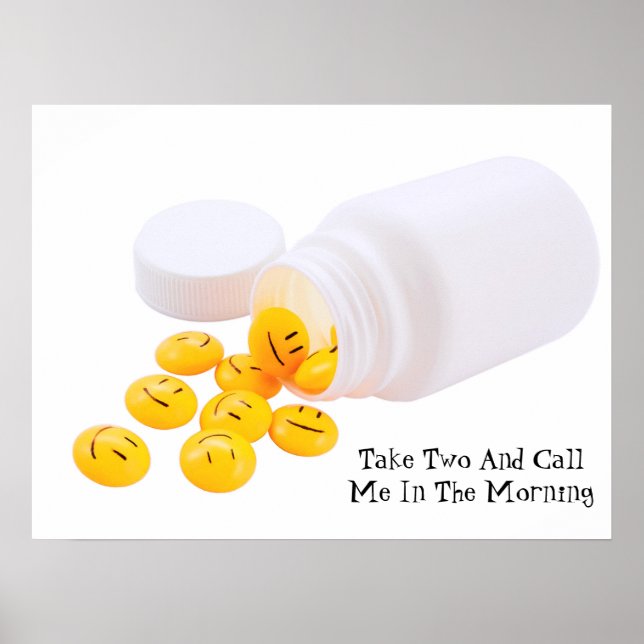 Lycka är Bra Medicine Poster (Framsidan)