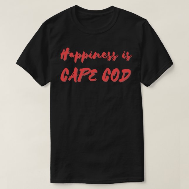 Lycka är Cape Cod T Shirt (Design framsida)