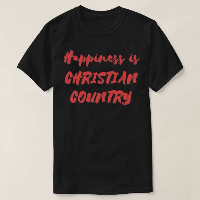 Lycka är Christian Land T Shirt (Design framsida)