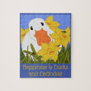 Lycka är Daffodils och Ankor Pussel