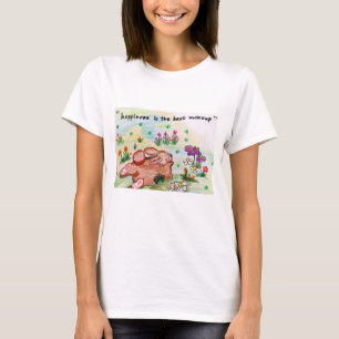 "Lycka är den bästa sminken" T Shirt