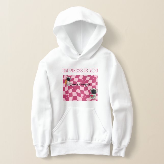 Lycka är din hoodie t shirt (Laydown)