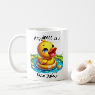 Lycka är en Cute Ducky Coffee Mugg (1)