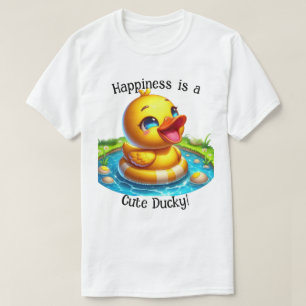 Lycka är en Cute Ducky T-Shirt (1)