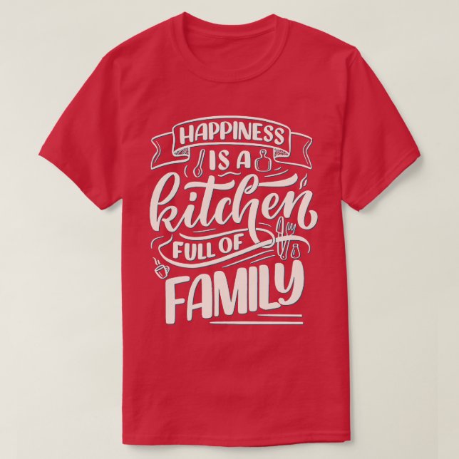 Lycka är en Fullt i familjen T Shirt (Design framsida)