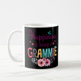 Lycka är en grogrund för kvinnlig Blommigt Dec Kaffemugg