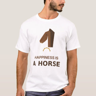 Lycka Är En Häst – Hästälskarepresent T Shirt