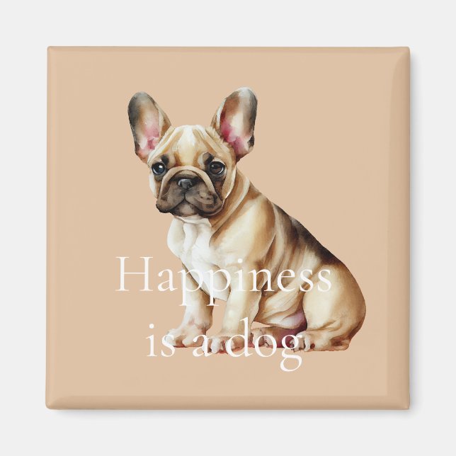Lycka är en hund magnet (Framsidan)