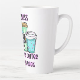 Lycka är en Kopp av kaffe och en Bra Bok