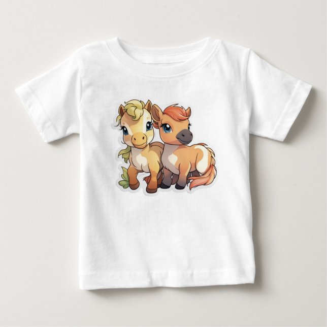 Lycka är en liten ponny T-Shirt (Framsida)