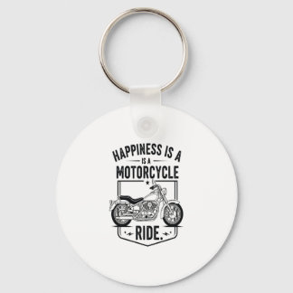Lycka är en motorcykel Ride.jpg Nyckelring