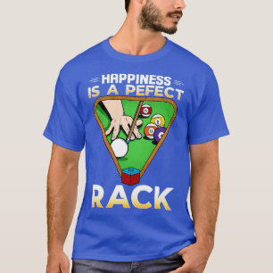 Lycka är en Perfekt i Bassäng Billiards Playe T Shirt